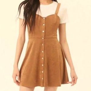 brown suede dress forever 21 Faux Suede Over-the-Knee Boots main image 0